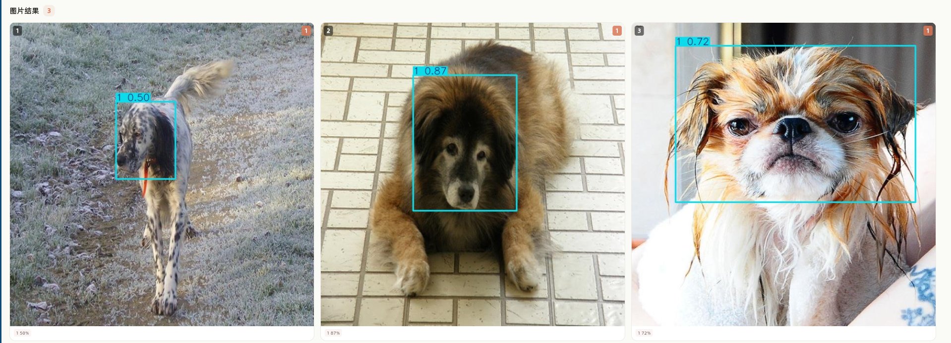 AI 识别效果预览 - 宠物检测
